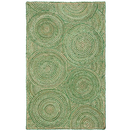 Safavieh 6 x 6 ft. Cape Cod Global Square Hand Woven Rug Green & Natural CAP203Y-6SQ